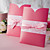  Romantic Pink Wedding Invitation With Insert (Set of 50)
