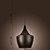  Artistic Pendant Light in Black Shade