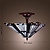  Tiffany Style Inverted Pyramid shaped Stained Glass Pendant Light with 2 Lights