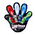  Colorful LED Laser Finger Light (4-Pack)