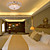  Luxuriant Modern Crystal Beads Flush Mount With 3 Lights Golden Finish
