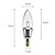  E14 3W 150-180LM 3000-3500K Warm White Light LED Candle Bulb (220-240V)