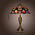  Tiffany-stil blå juvel bordlampe (0923-t53)