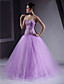  Ball Gown Sweetheart Floor-length Satin Tulle Prom/Evening Dress
