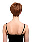  Capless Short High Quality Synthetic Natural Look Golden Brown Straight Hair Wig