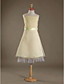  NOA - Vestido de Damita de honor de Organza y Satén