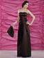  MITENA - Vestido de Damas em Cetim com Xale