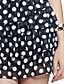  dot décolleté dos camisole modèles volants liée robe / robes pour femmes (ff-a-bh0853004)