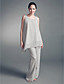  Chiffon Jacket & Chiffon Pant Set