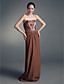  Sheath/ Column Sweetheart Floor-length Chiffon Mother of the Bride Dress With A Wrap