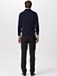  polo collo pulsante anteriore pullover in cashmere / maglioni di cashmere per uomo