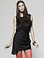  TS Cotton / Gathered Sleeveless Round Neckline Dress / Women's Dresses