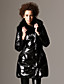  ts poilue col long manteau manches