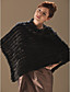  aito kani turkis / kettu fringed turkista poncho / huivi