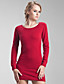  TS Backless Cashmere Bodycon Dress