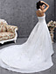  A-line Halter Chapel Train Taffeta Wedding Dress