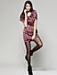  TS Swallow Grid Sheath Dress