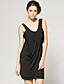  encolure ronde camisole robe croisée recueillies / robes de femmes (ff-1801bf013-0853)