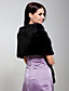  mouwloze faux fur bruids bruiloft jas / wrap (0537-ws29005)