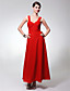  Sheath/Column Straps Ankle-length Chiffon Bridesmaid/Wedding Party Dress