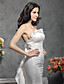  Trumpet/Mermaid Sweetheart Court Train Satin Wedding Dress