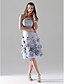  HIBA - Vestido de Dama de honor de Tafetán