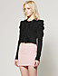  Handmade Beaded Neckline Pleated Shoudler Long Sleeves Blazer / Women's Outerwears (FF-B-CA0859010)