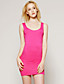 TS Scoop Neck Pleated Bodycon Dress