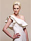  Taffeta Trumpet/Mermaid One Shoulder Floor-length Evening Dress inspired by Renee Bargh
