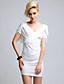  TS Gray Form Fitted Short Sleeve Dress Inspired by RUNWAY