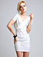  TS Gray Form Fitted Short Sleeve Dress Inspired by RUNWAY
