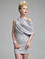  ts un hombro wrap mini vestido / inspirado en la moda de la pista