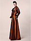  A-line Strapless Floor-length Taffeta Mother of the Bride Dress With A Wrap