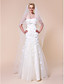  One-tier Cathedral Wedding Veils With Pencil Edge
