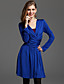  ts croisé knitteddress plissée conception ceinture