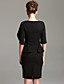 TS Vintage Style Open Sleeve Sheath Dress