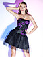  ARIETTA - Kleid für Cocktailparty aus Satin und Tüll
