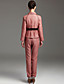  TS Velvet Embellishment Button Down Pea Coat