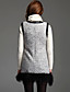  TS Feather Trimmed PU pocket Party Dress