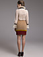  TS Tri Color Long Wool Blended Skirt
