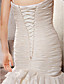  Luxury Delicate Beaded Taffeta Chapel Train Wedding Dress
