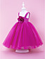  Fabulous Ball Gown Tull Over Satin Flower Girl Dress
