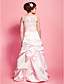  ZAHAVAH - Robe de Jeune Fille d'Honneur Satin Dentelle