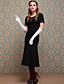  TS VINTAGE Feminine Fishtail Over-Knee Dress