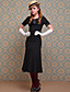  TS VINTAGE Feminine Fishtail Over-Knee Dress