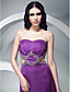  Sheath/Column Sweetheart Floor-length Elastic Woven Satin Evening Dress