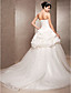  HOLPURGA - Abito da Sposa in Taffetà e Tulle