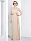  Chiffon Sheath/Column Sweetheart Floor-length Evening Dress inspired by Rumer Willis at Golden Globe Award