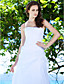  A-line Sweetheart Court Train Organza Wedding Dress