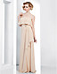  Chiffon Sheath/Column Sweetheart Floor-length Evening Dress inspired by Rumer Willis at Golden Globe Award